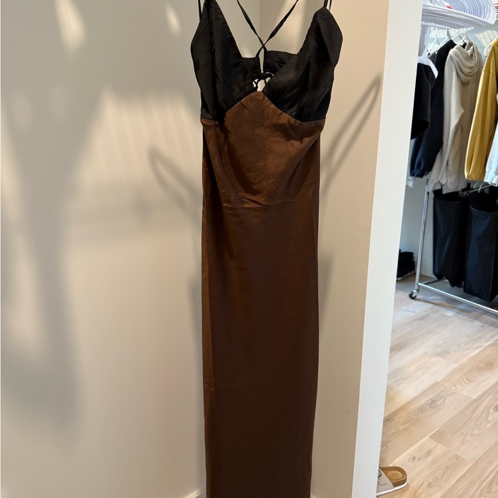 Abercrombie & Fitch Black and Brown Dress